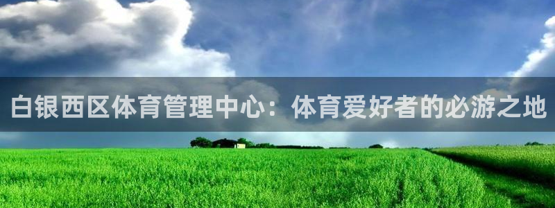 必一体育没了：白银西