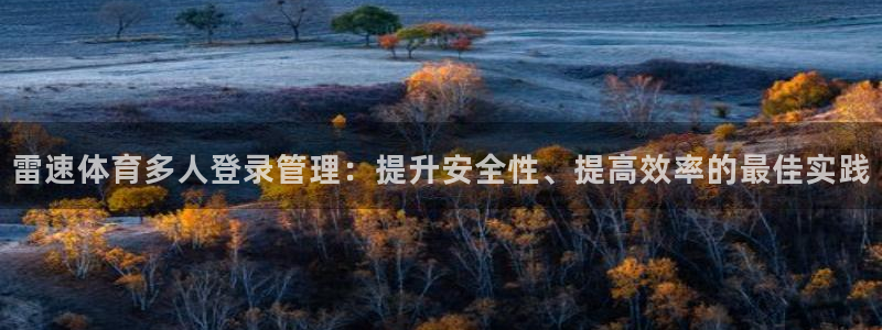 必一体育黑平台：雷速